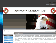 Tablet Screenshot of alaskastatefirefighters.org